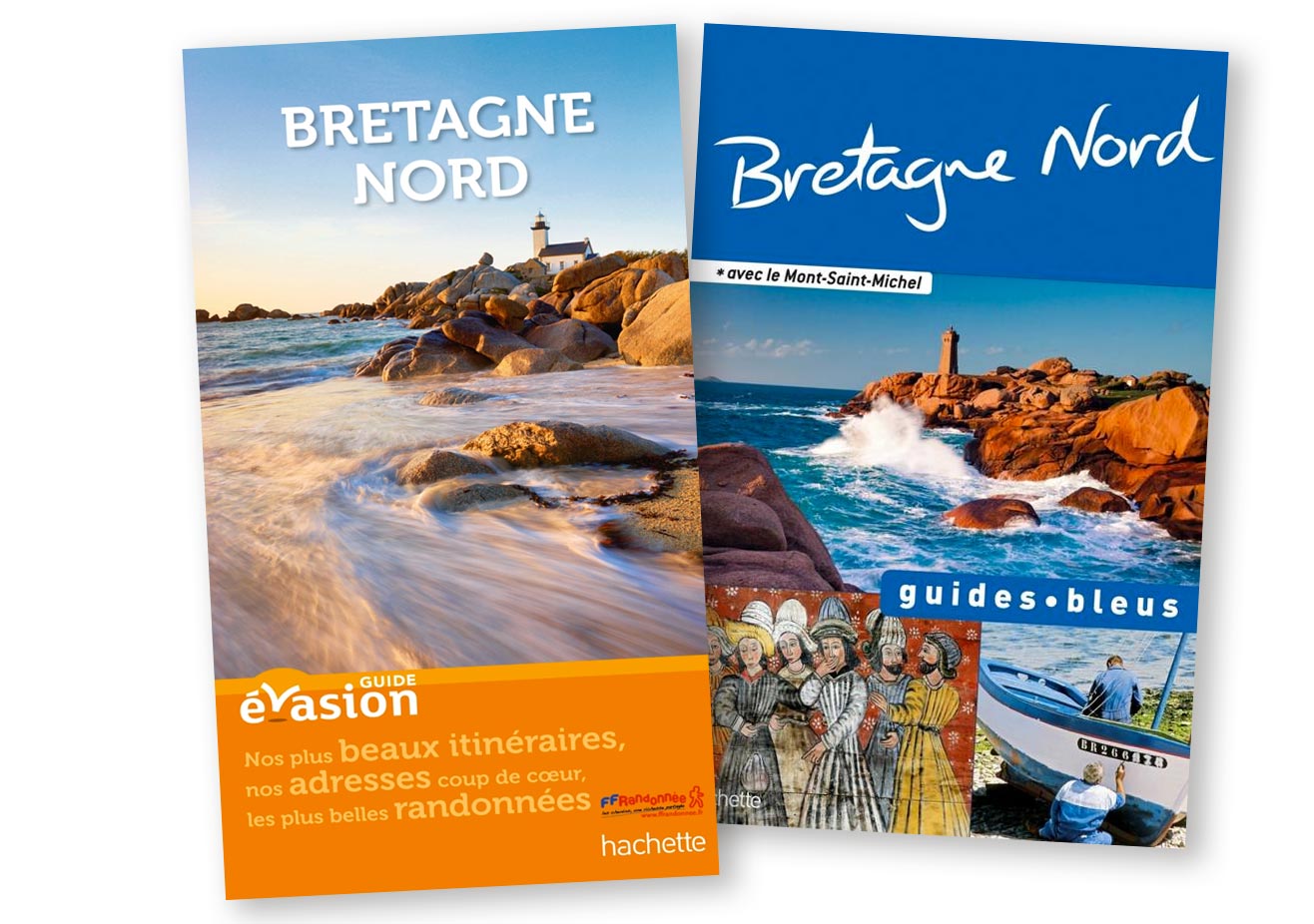 Guide Hachette Bleu et Guide évasion Bretagne